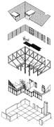 Laughton Lodge : Construction elements