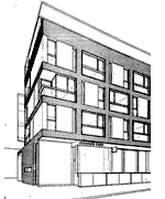 Cloth Hall Street: Corner detail