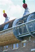 BedZED: Balcony to one bedroom flat
