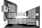 Image of PCKO's courtyard house for David Wilson Homes