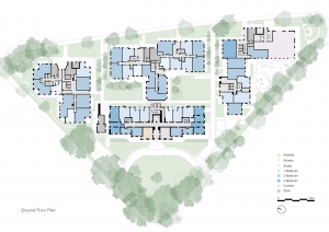 London Chest Hospital - Ground Floor Plan - Housing Design Awards