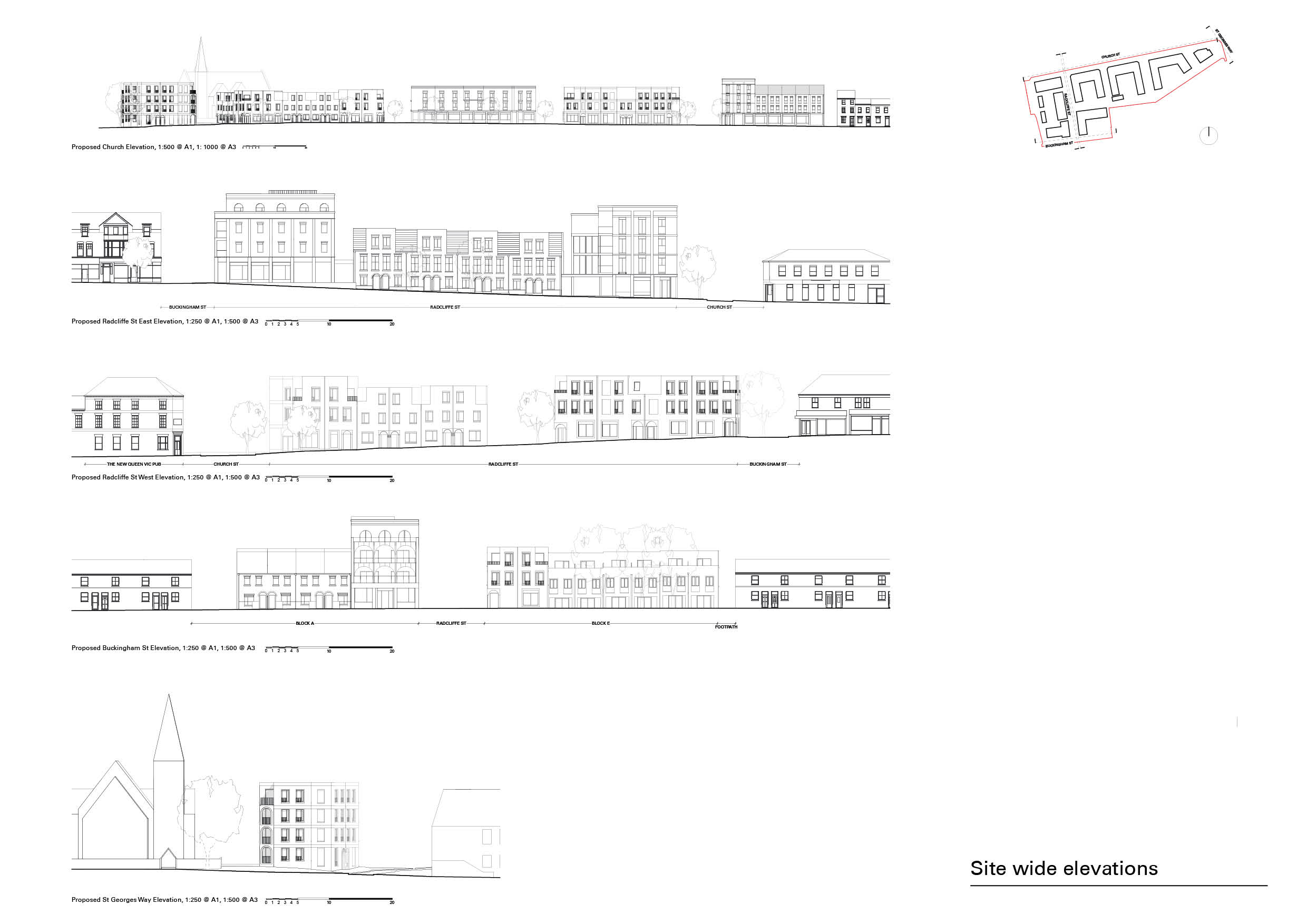 Site wide elevations