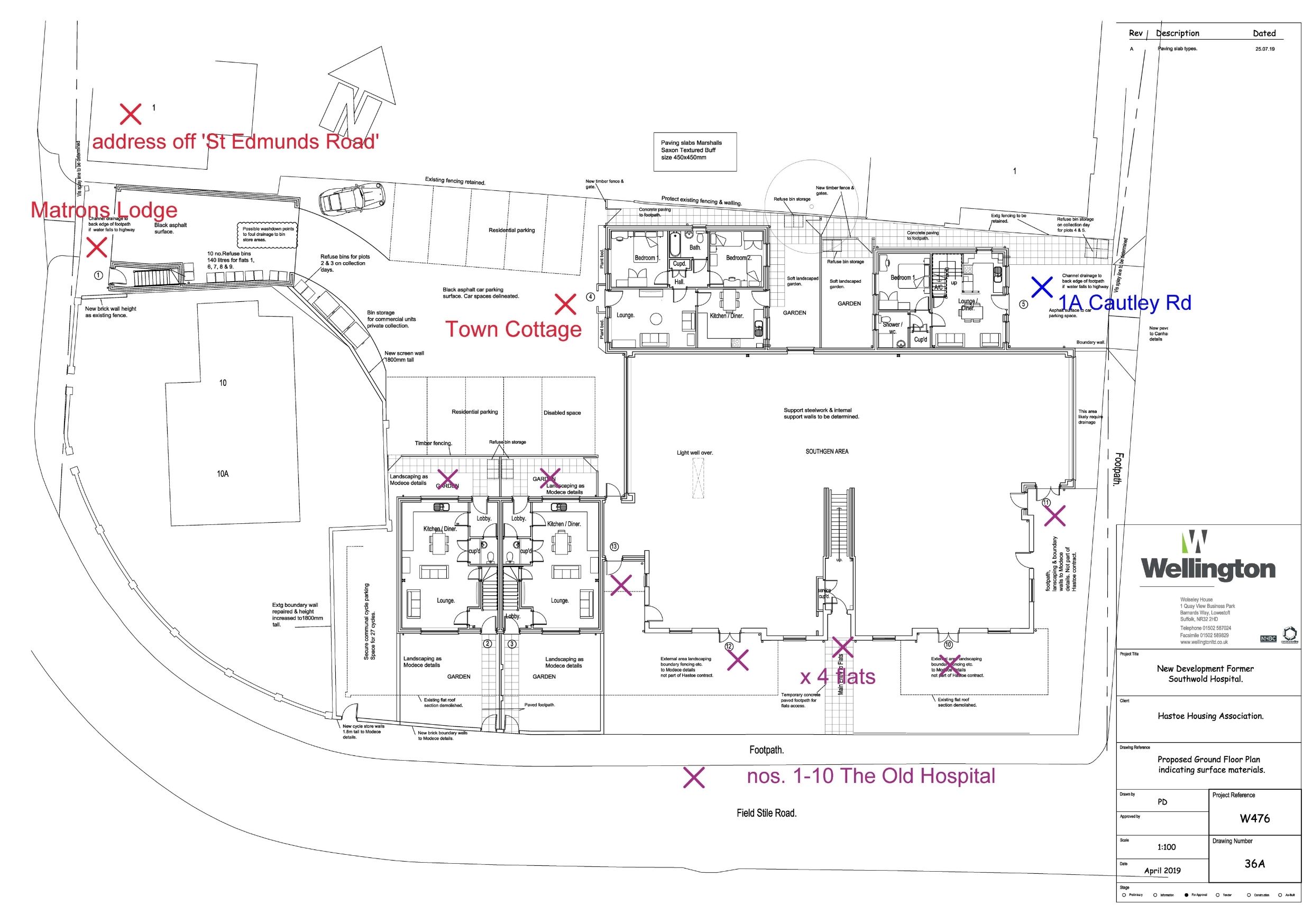 Ground floor accommodation plans