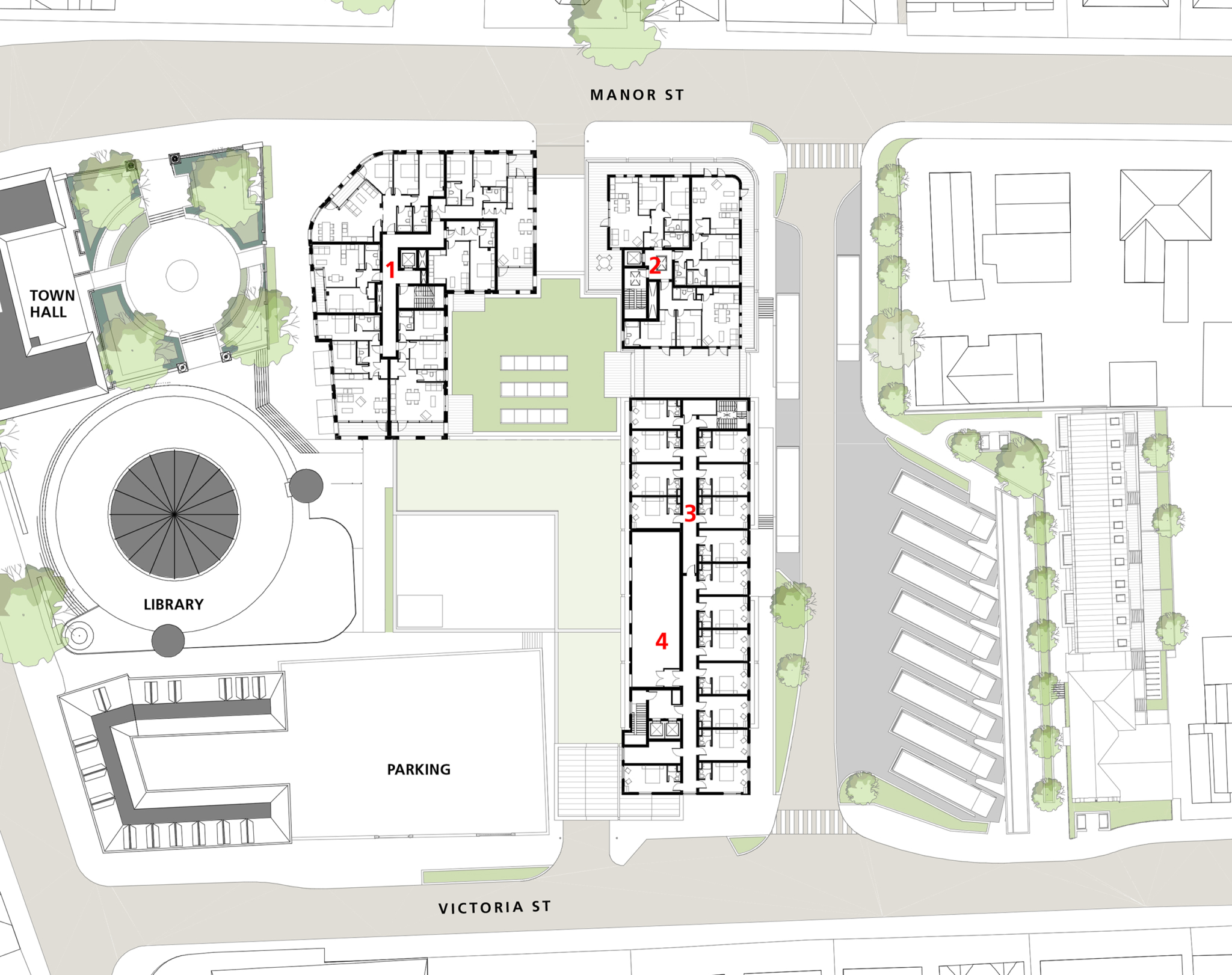 Victoria Square Third Floor Plan Housing Design Awards