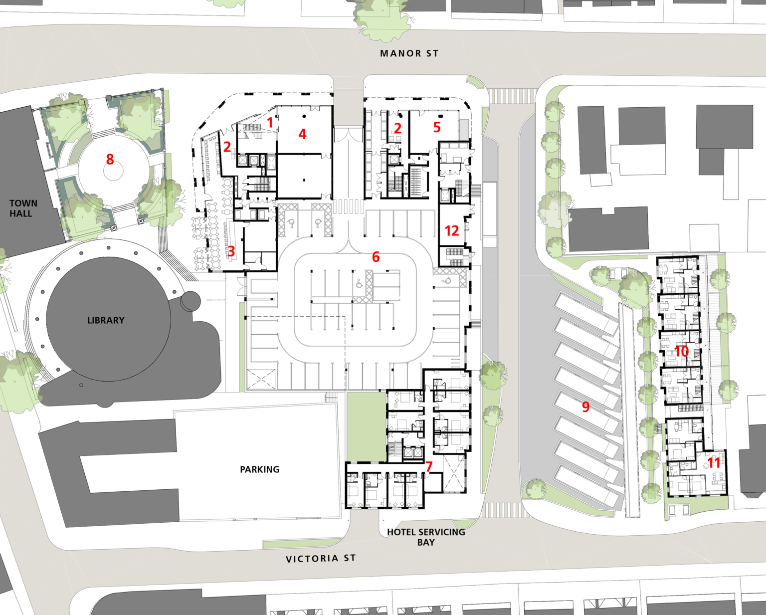 Victoria Square_Upper Ground Floor Plan - Housing Design Awards