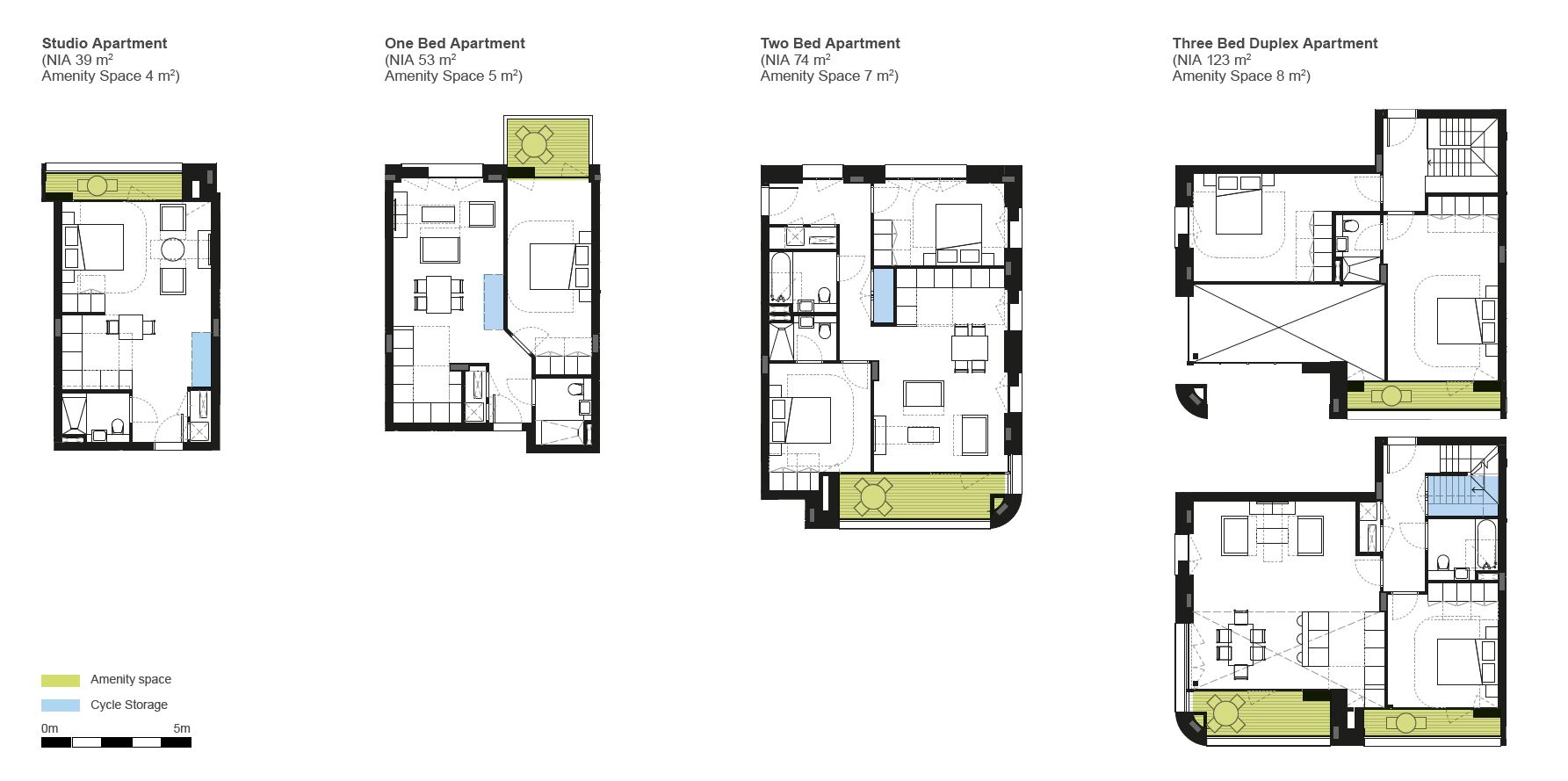 Typical Apartment Layouts_S and L block