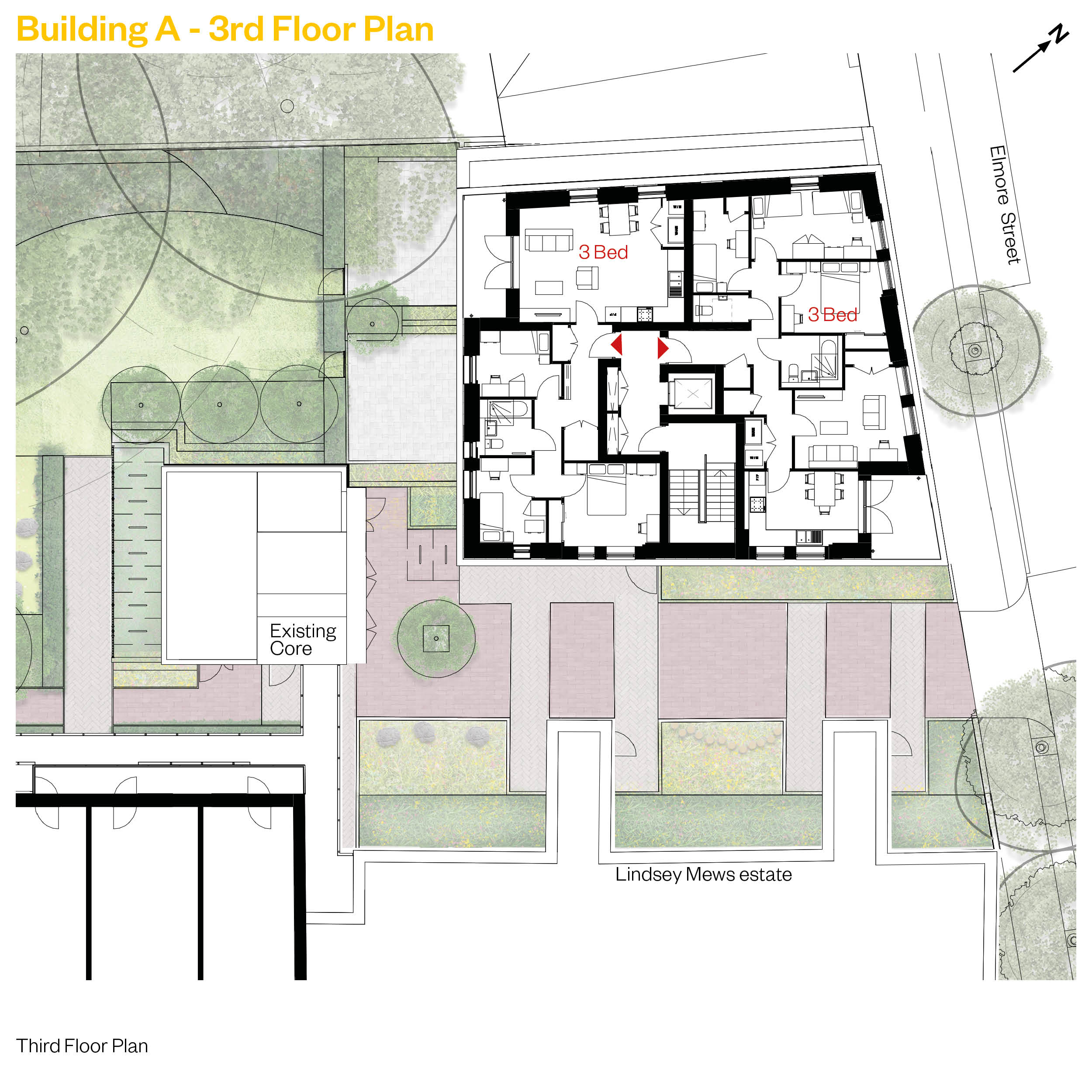  Building A - Third floor plan