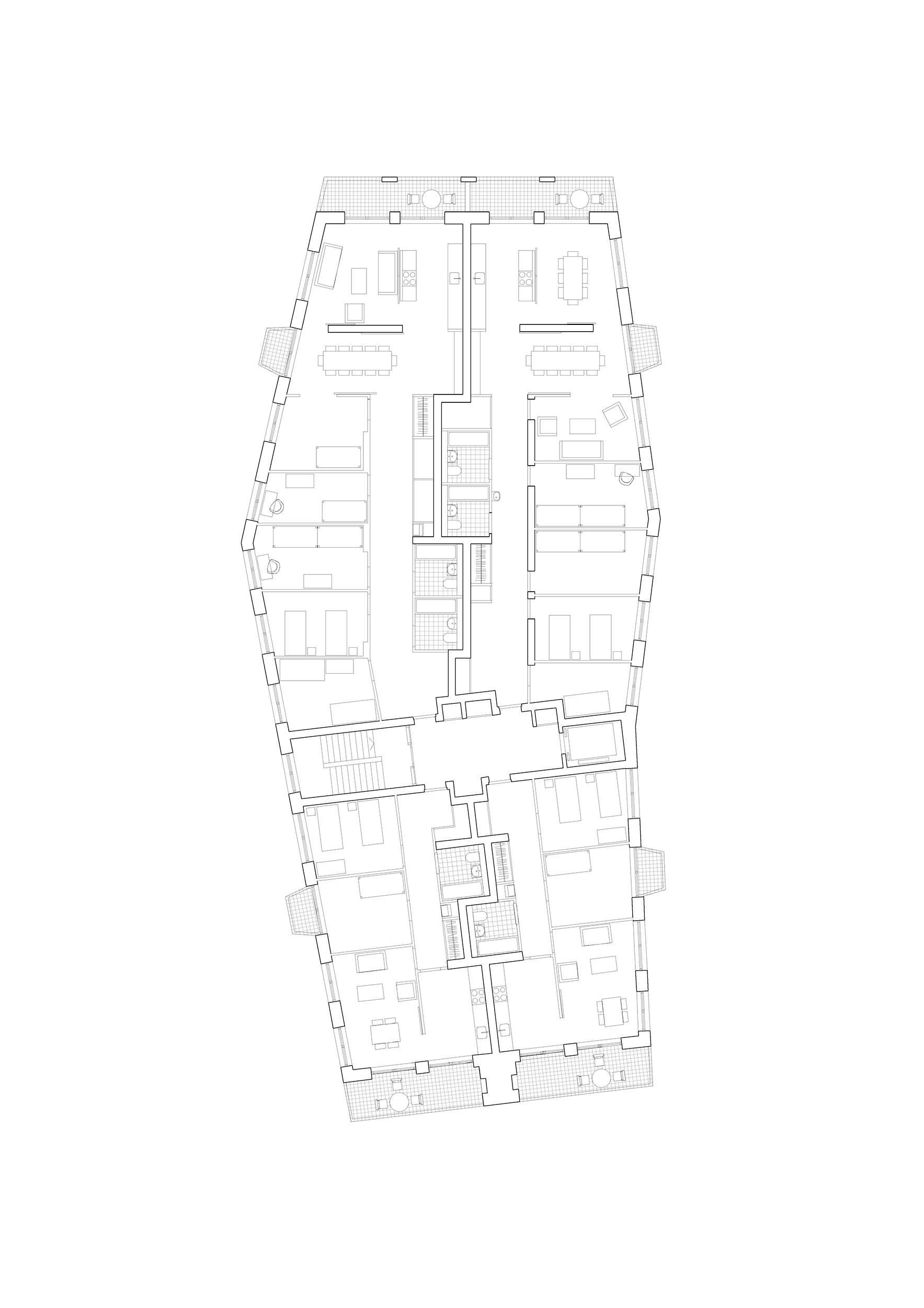 Typical upper floor plan 