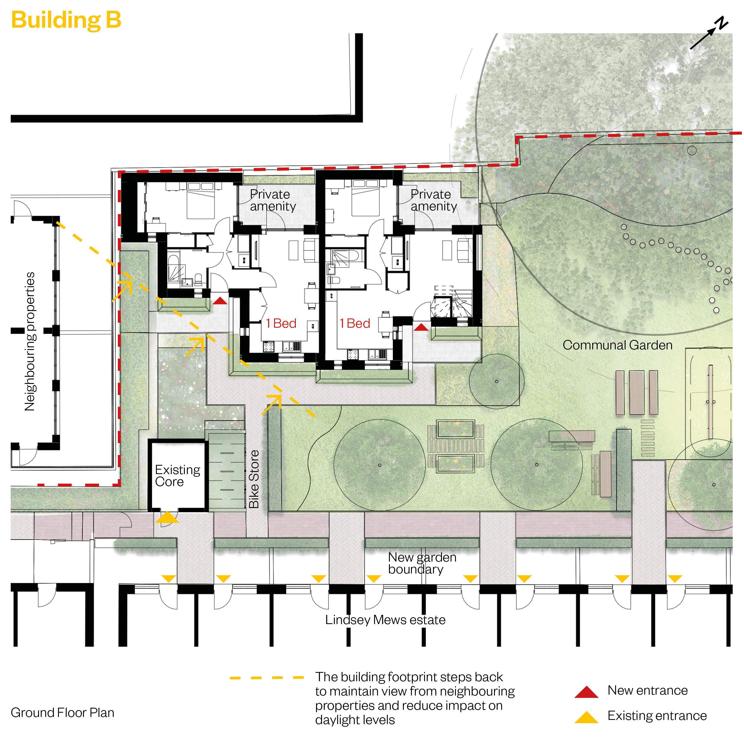 Building B - Ground floor plan