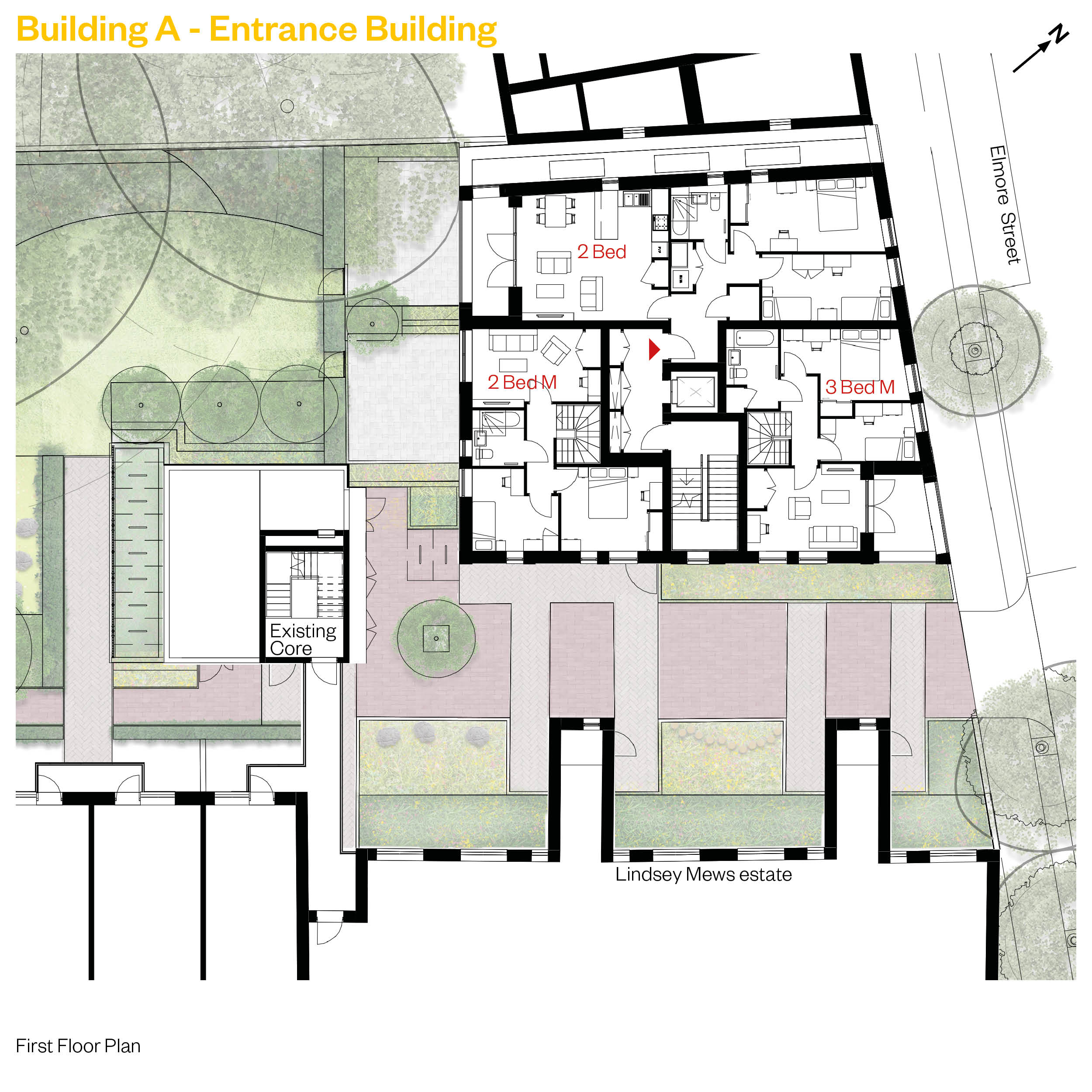 Building A - First floor plan