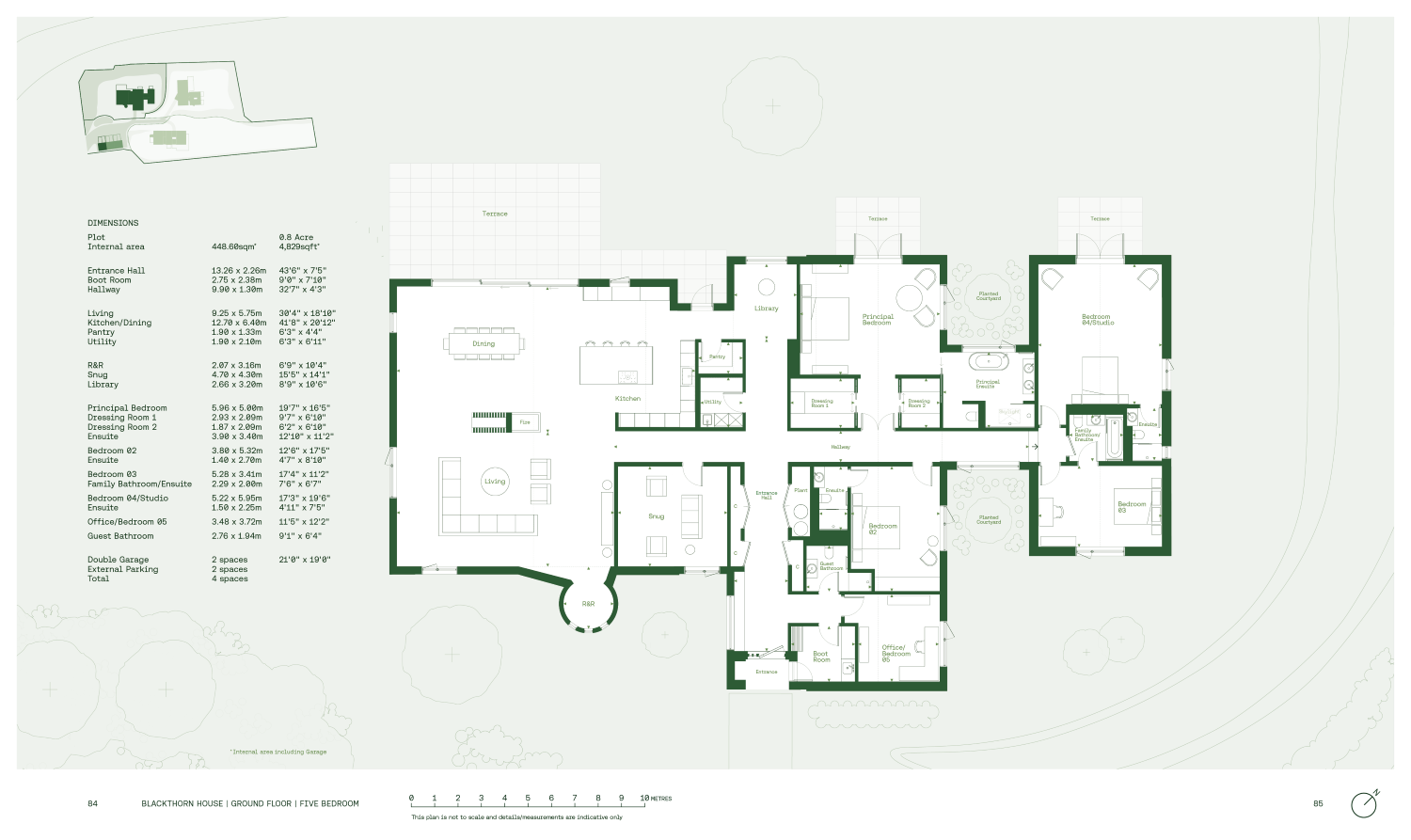 Blackthorn House - 5- or 6-Bed, Single Storey