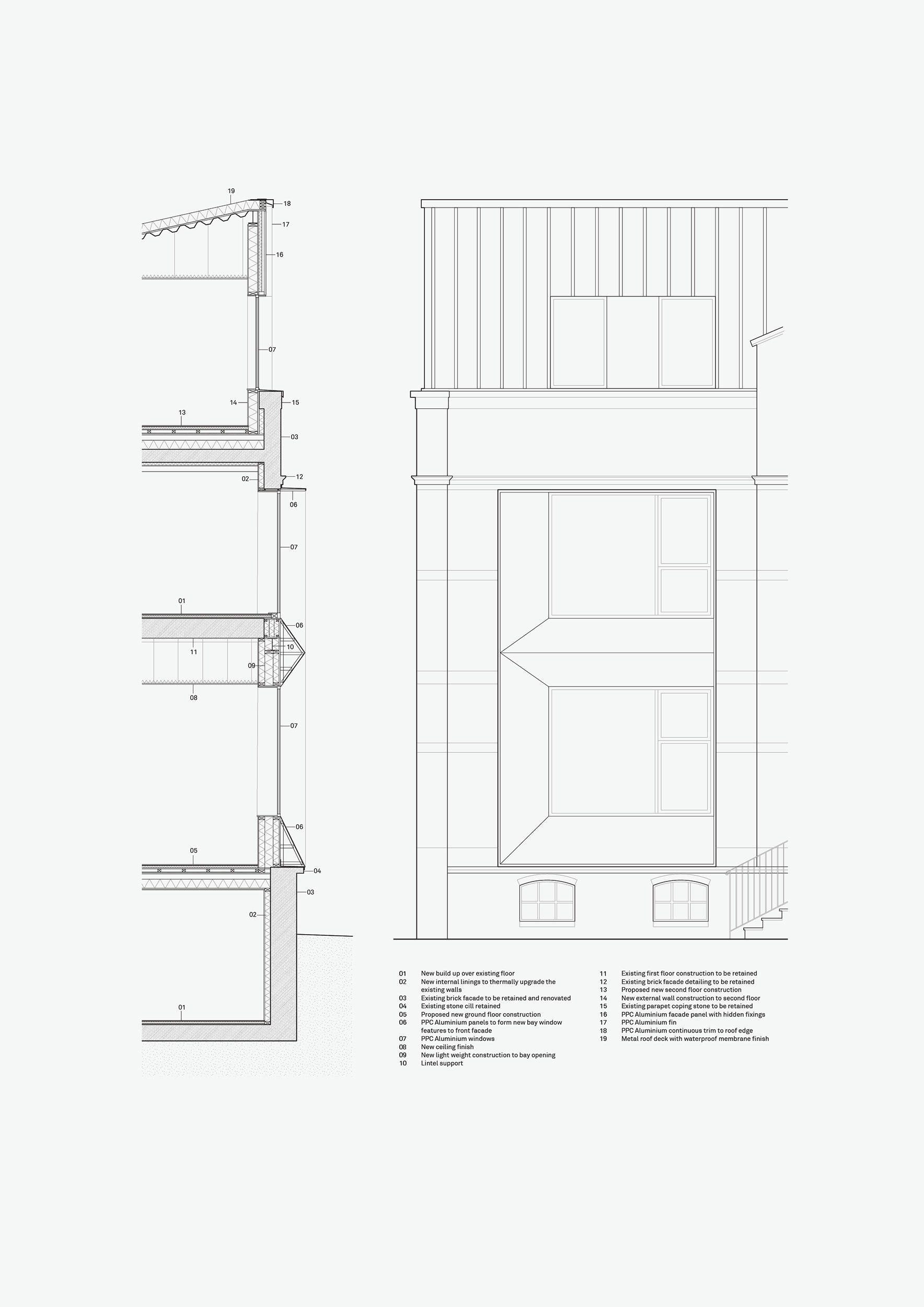 BREWERY HOUSE_Bay Section & Elevation - Housing Design Awards