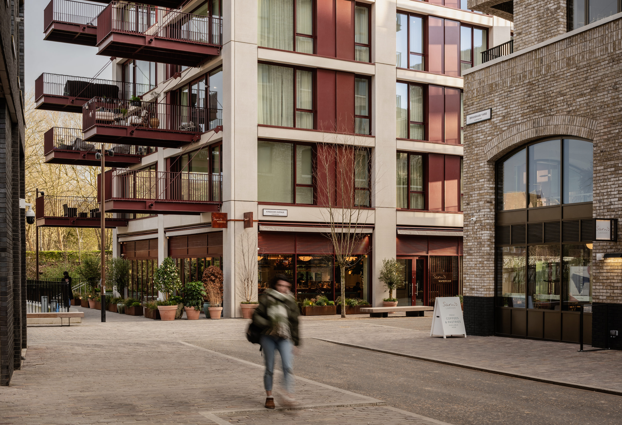 Street level including amenity