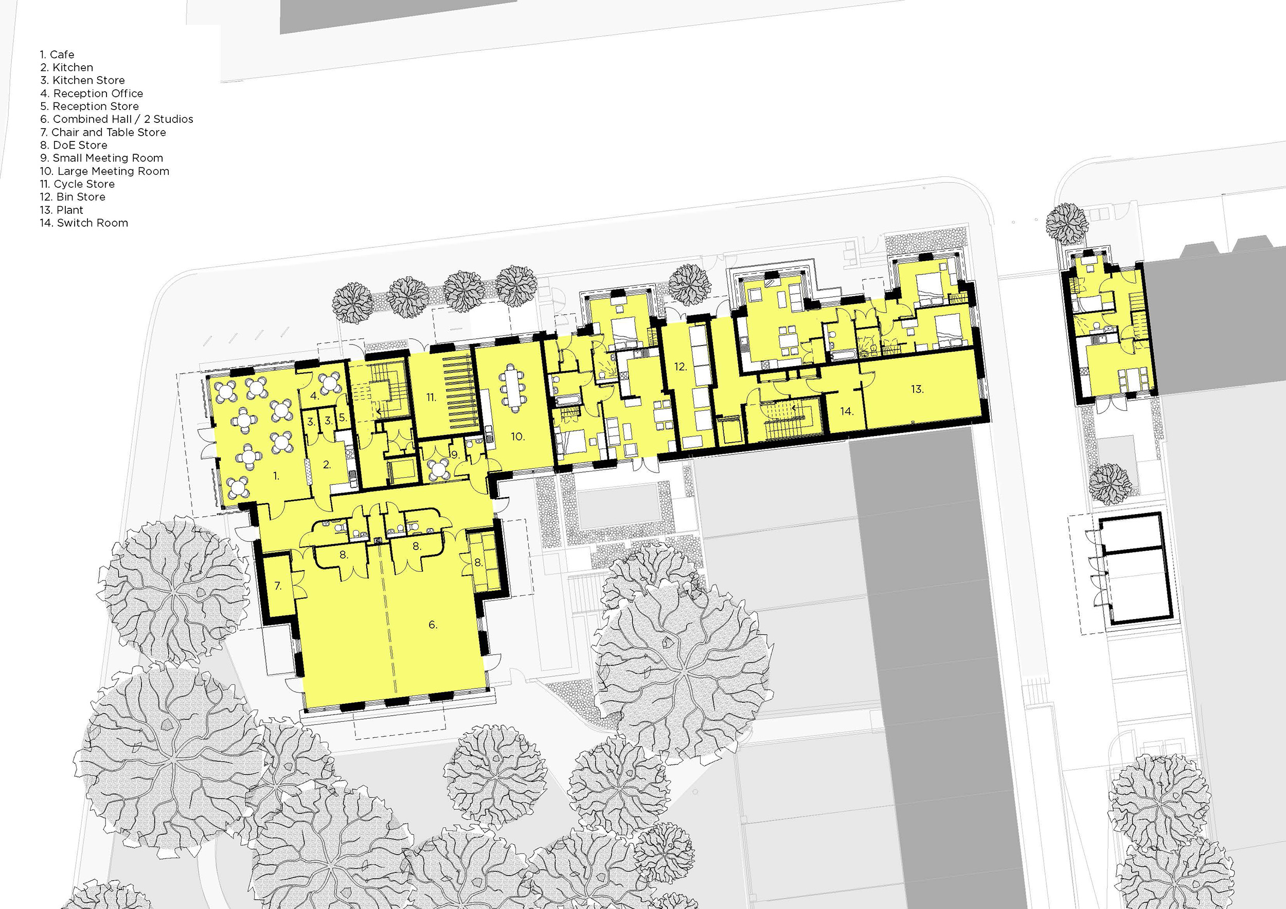 Mary Prince House ground floor plan