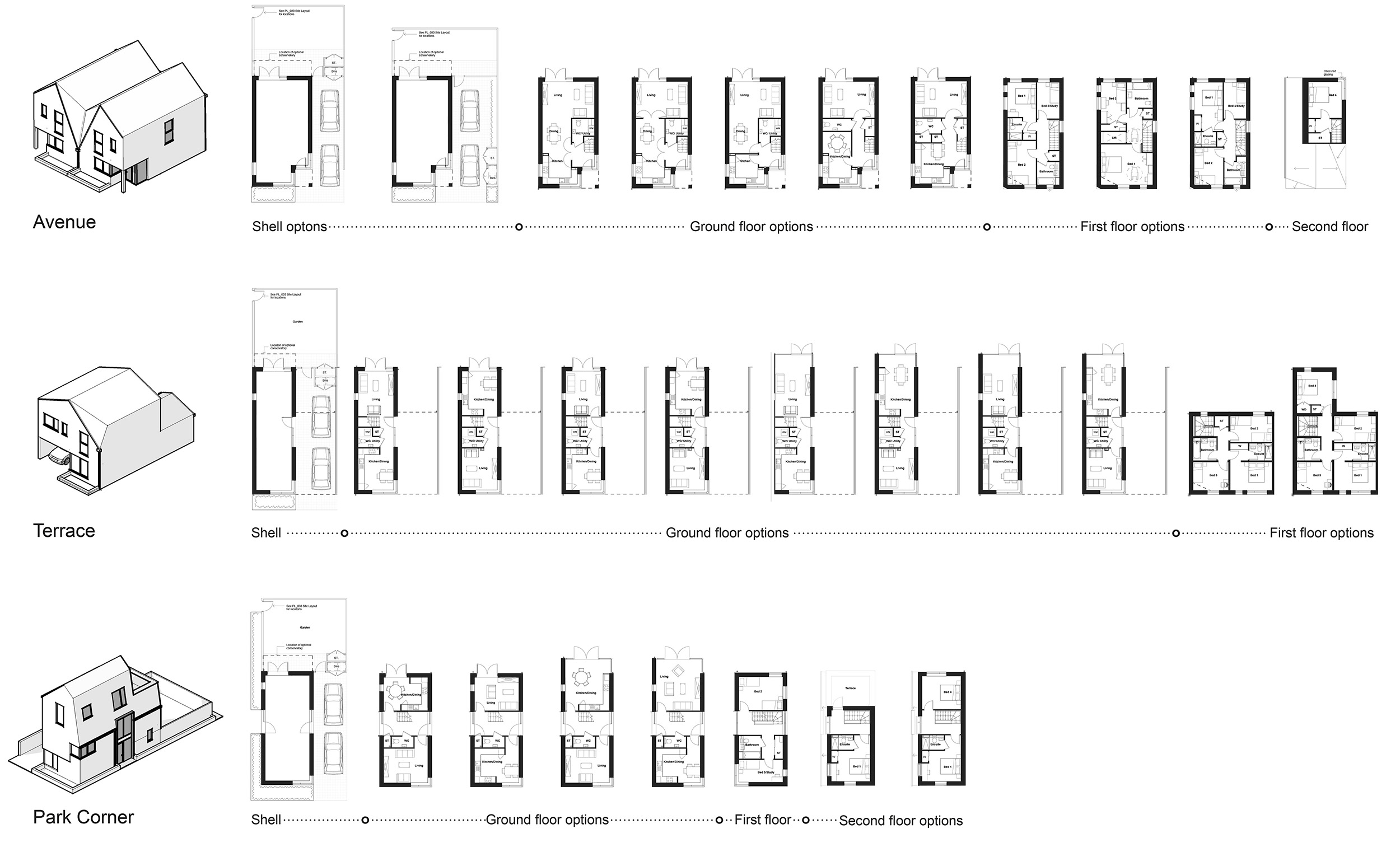 House types and plans 