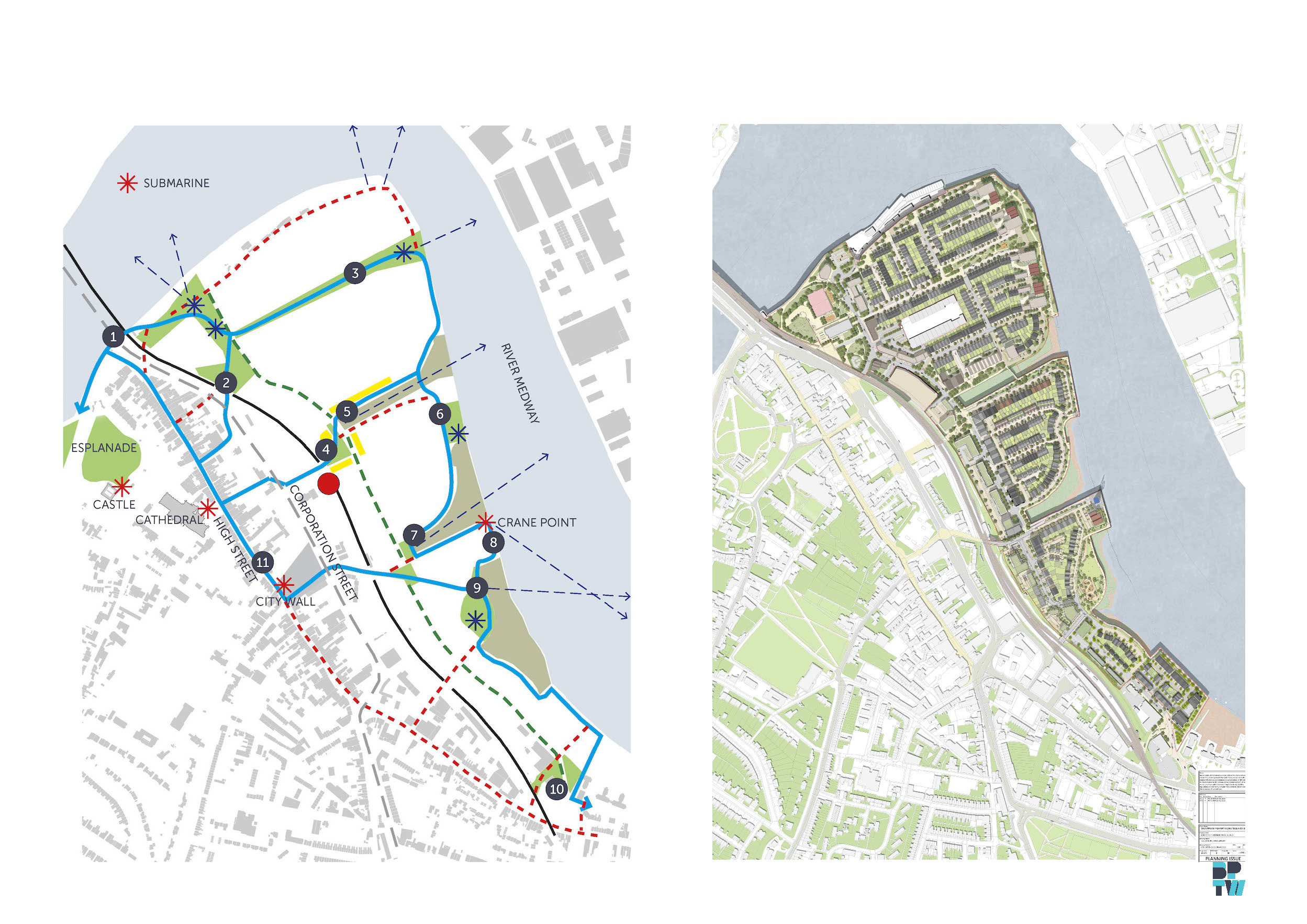 Rochester Riverside Site Layout