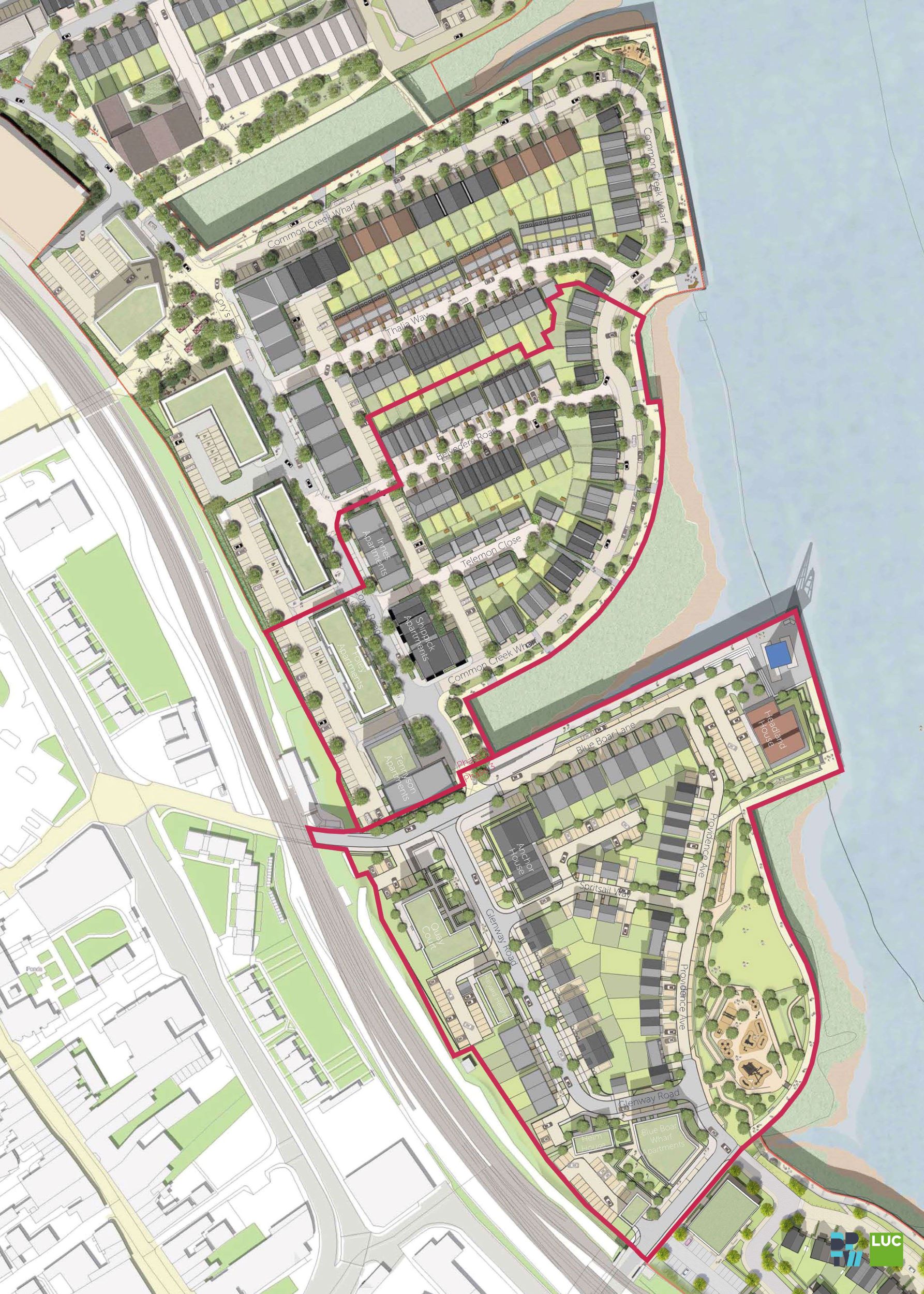 Rochester Riverside Phases 2 and 3 - Site Layout