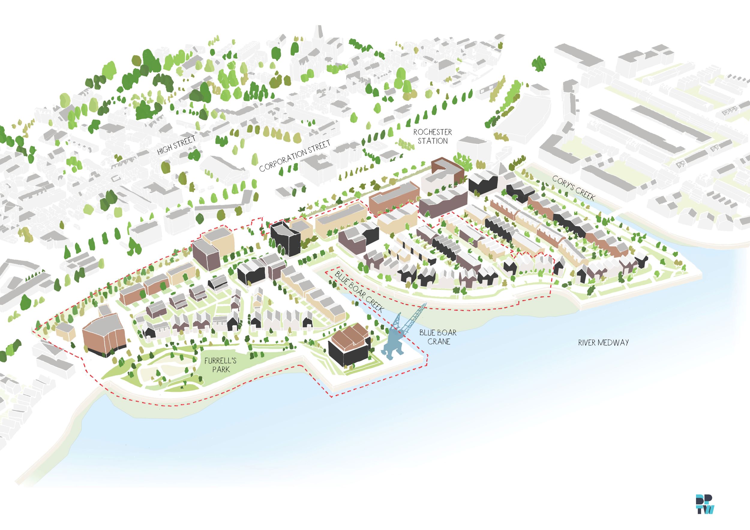 Rochester Riverside Phases 2 and 3 - Site Layout