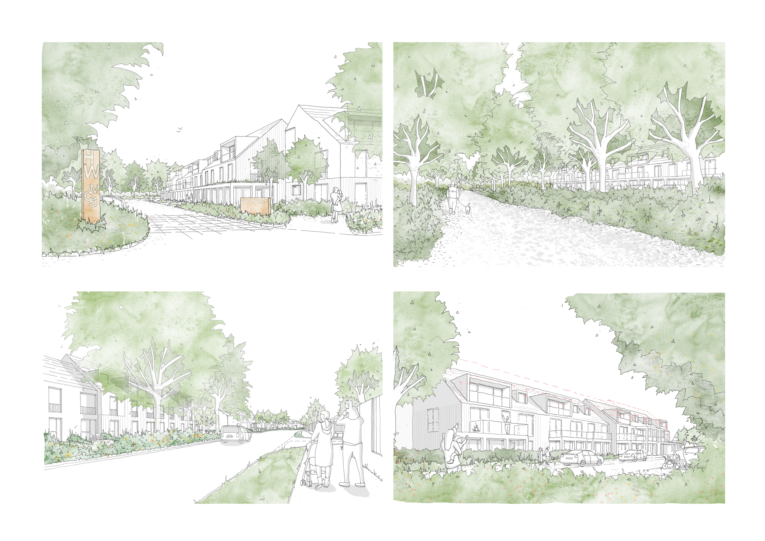 Sketch development with South Downs National Park consultations