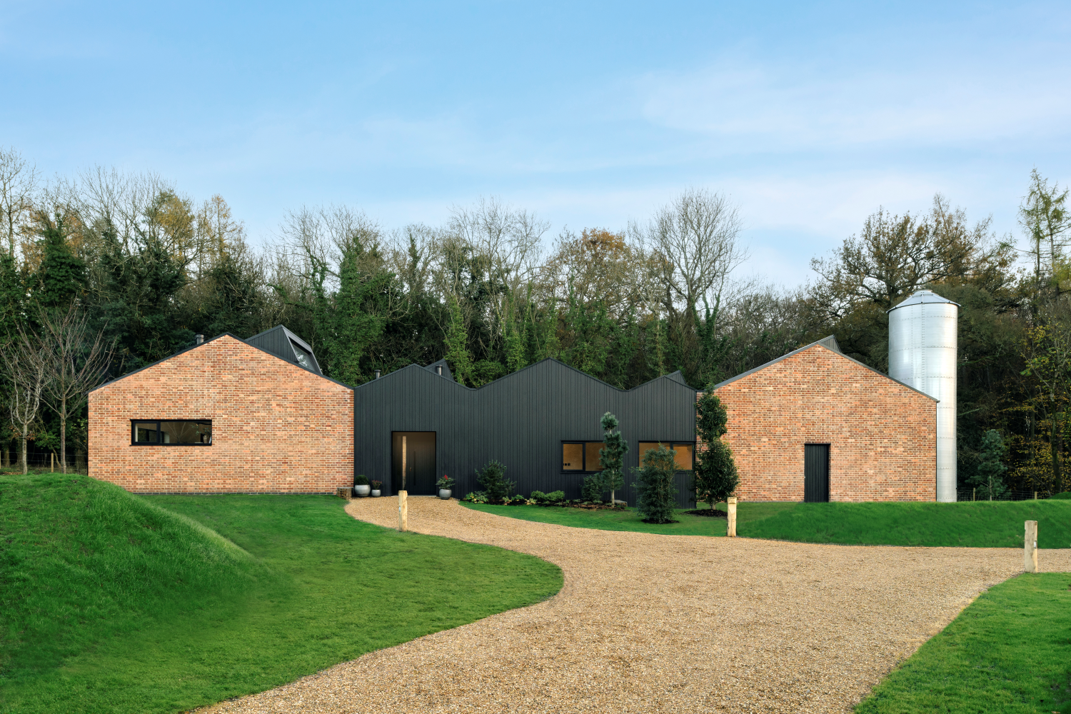 Yarrow House - Front Elevation as Built