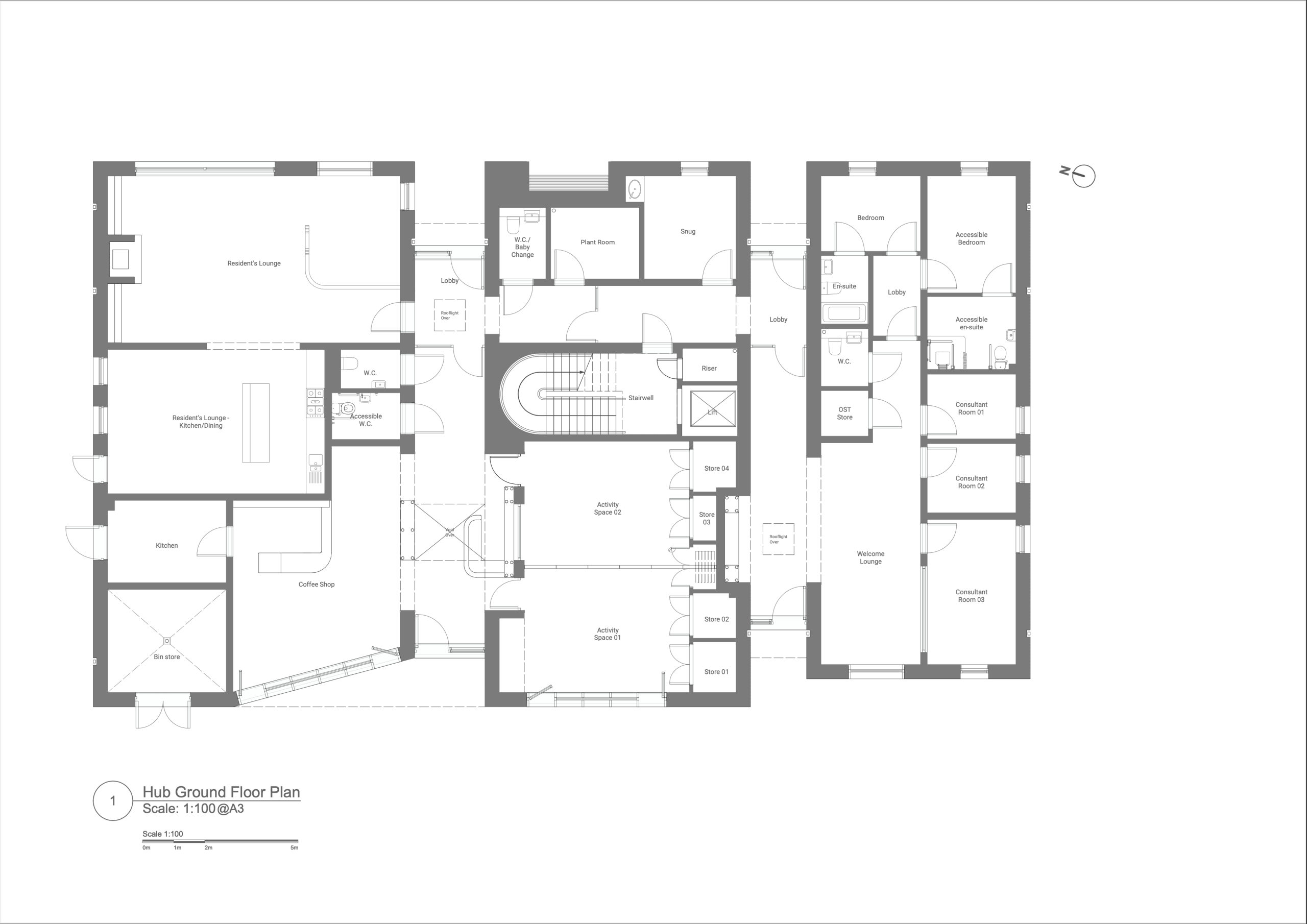Front Hub - Ground Floor Plan