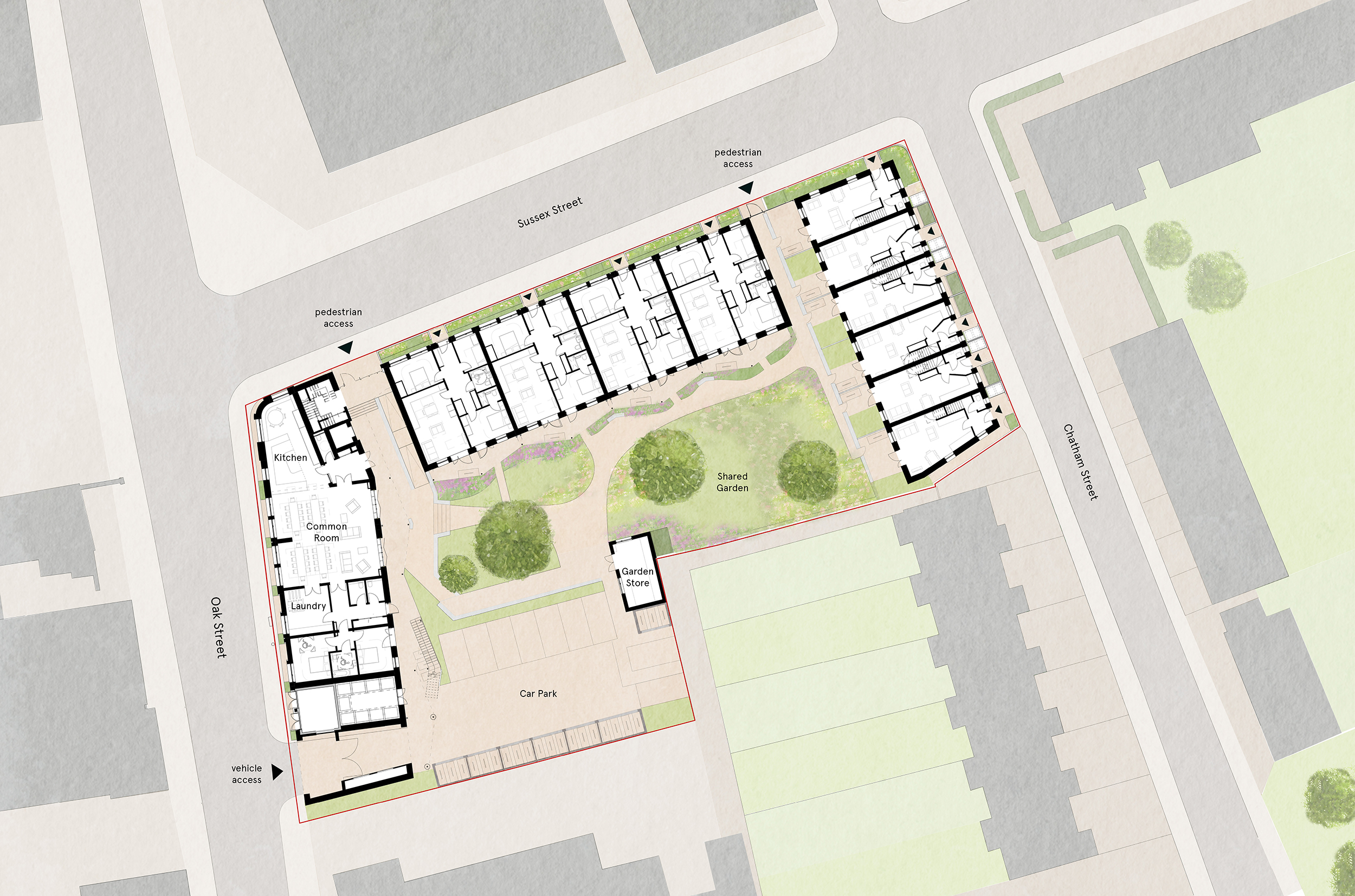 Angel Yard Ground Floor Plan