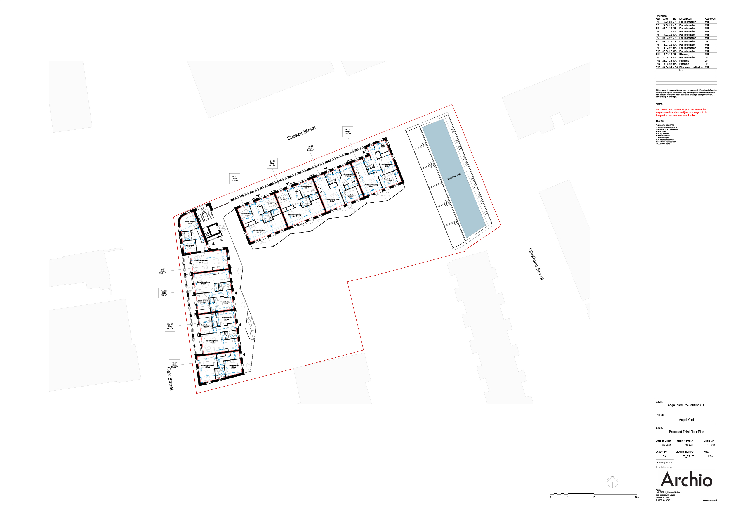 Angel Yard Third Floor Plan