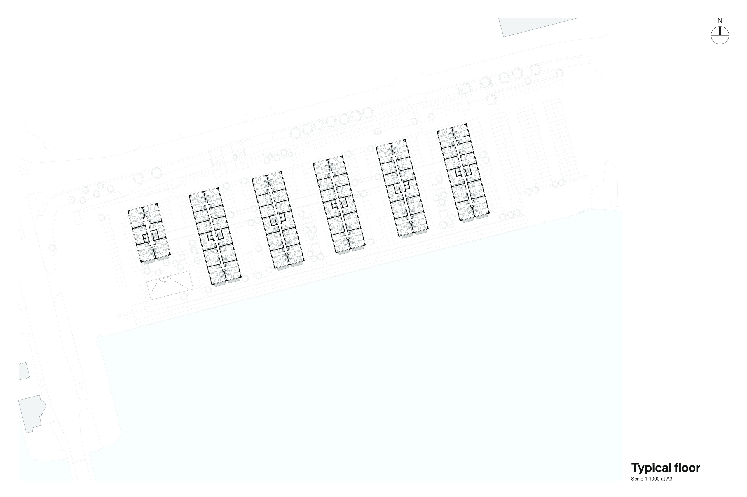 Millers Quay typical floor plan