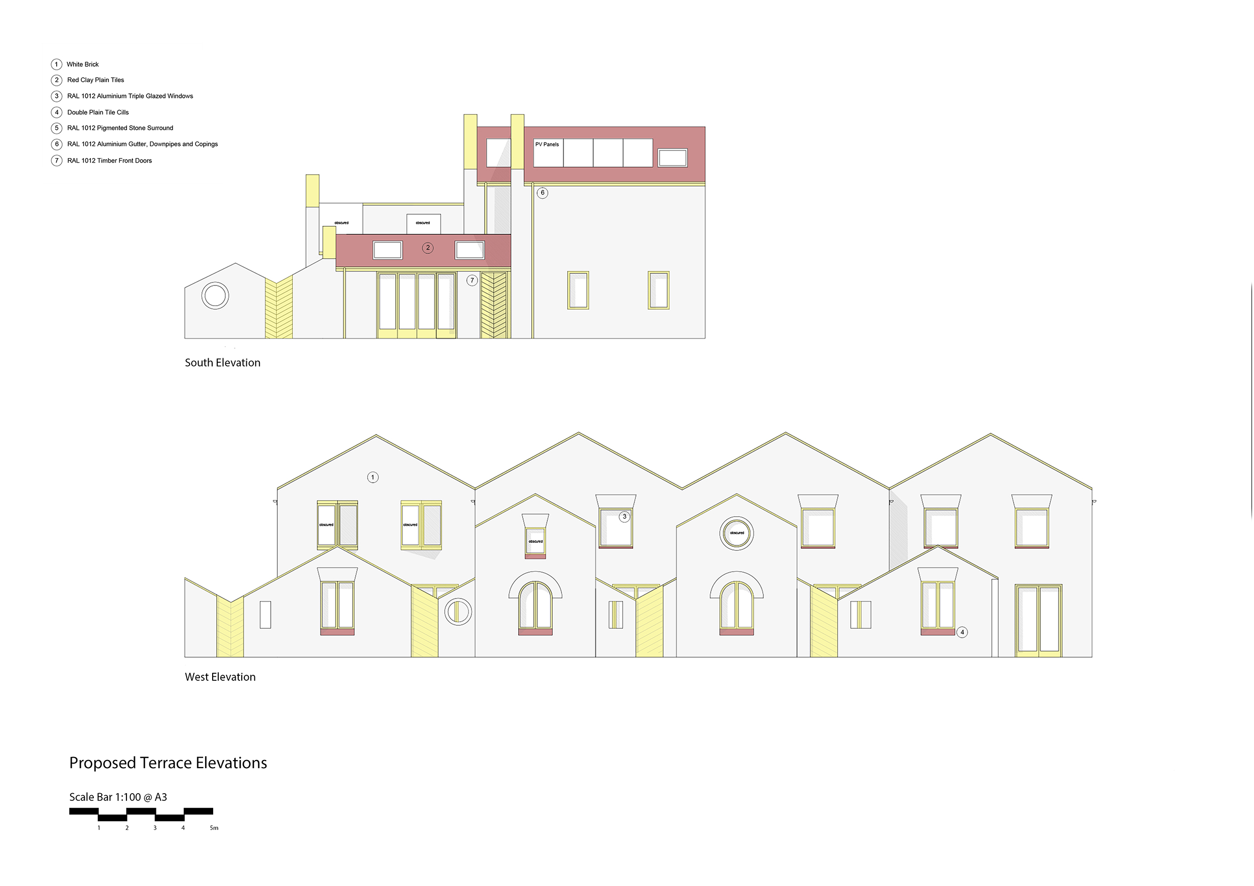Terrace Houses Elevations