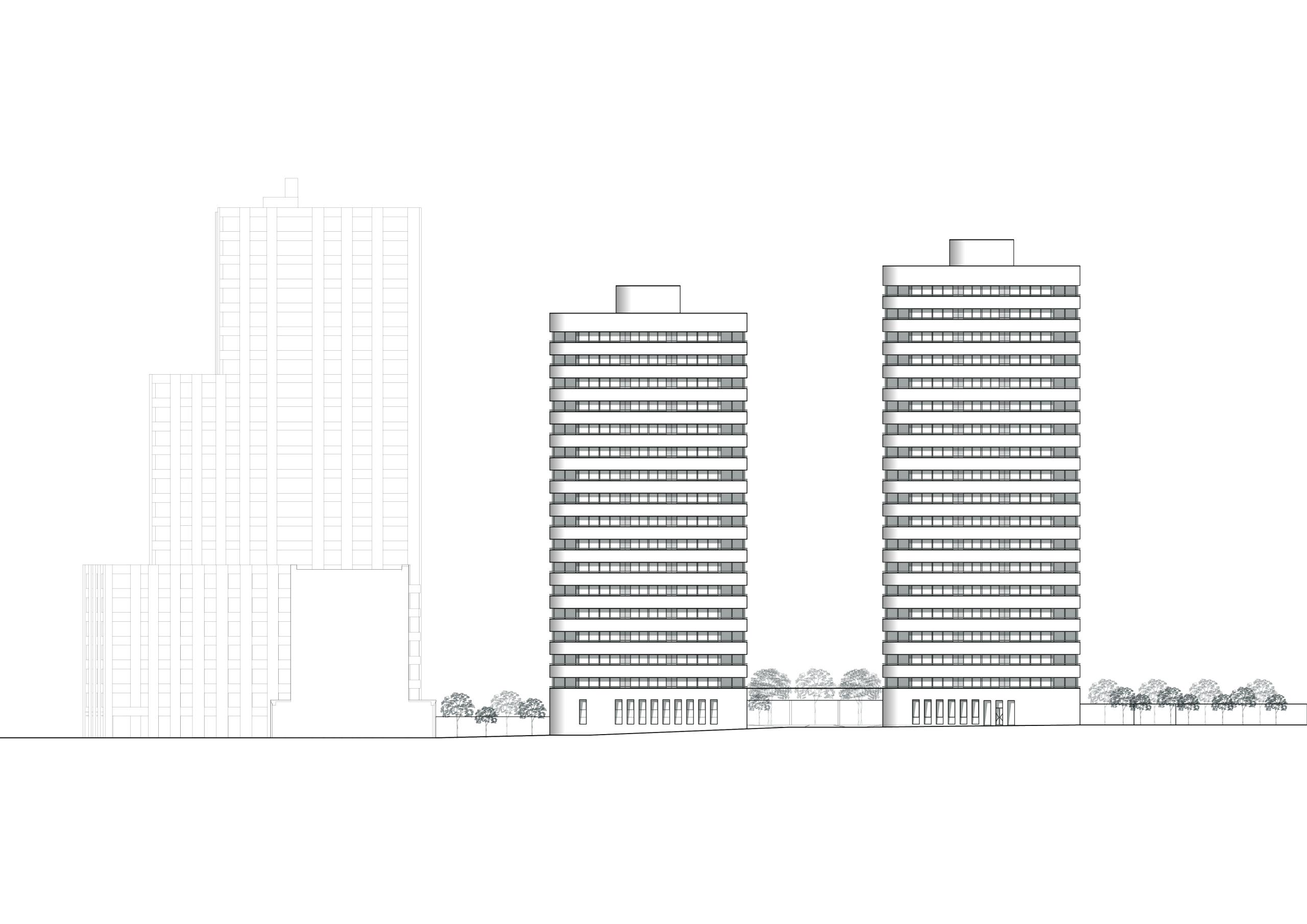 Wembley Link south elevation