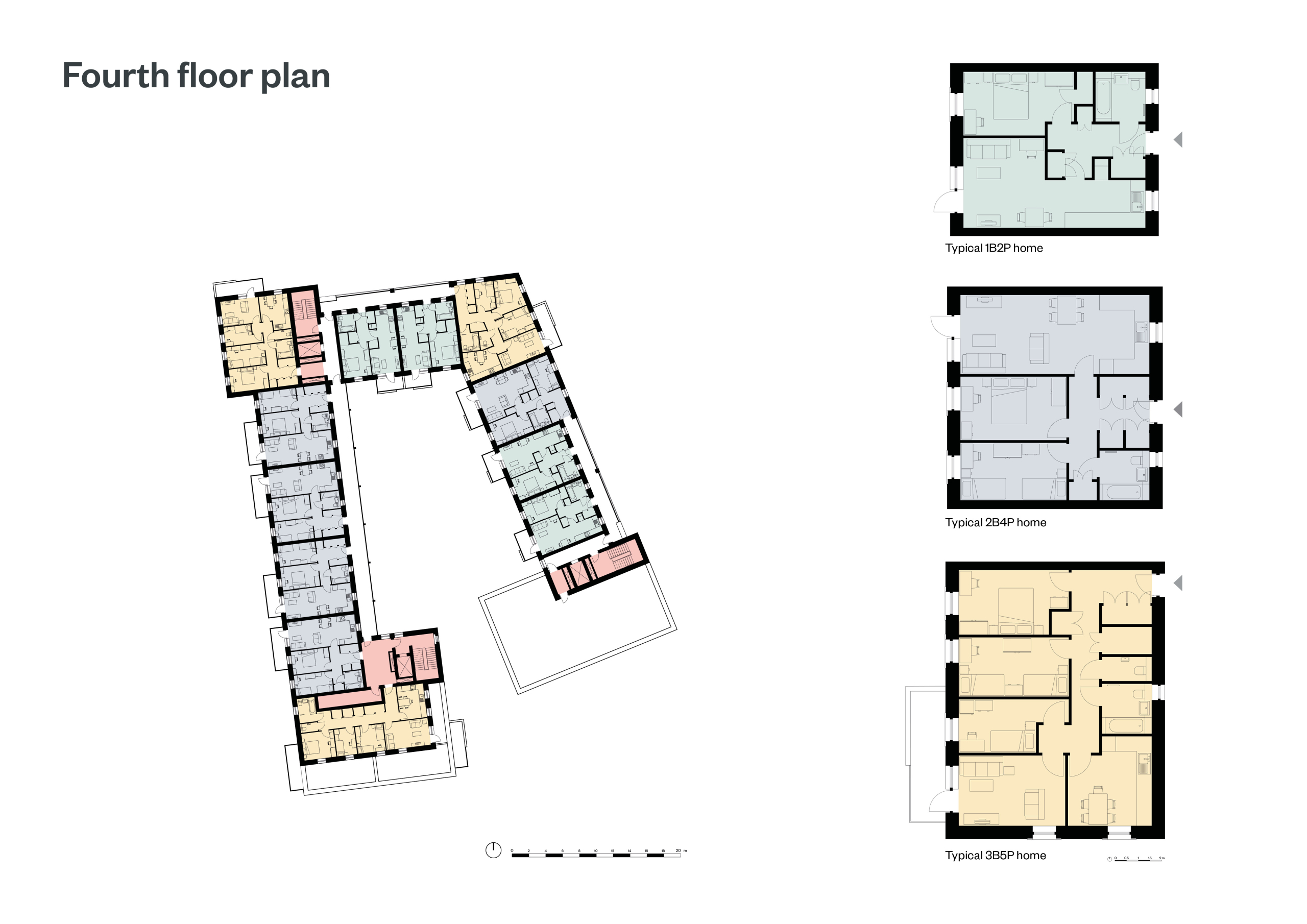 Fourth floor plan. 