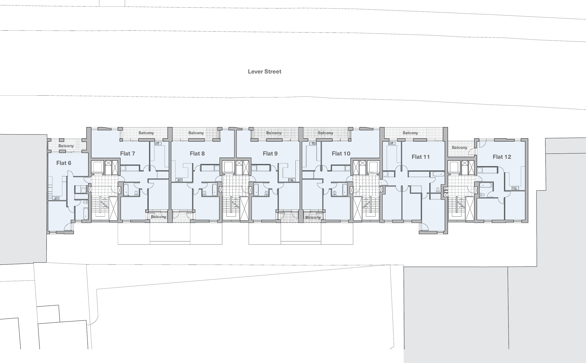 Typical upper floor plan