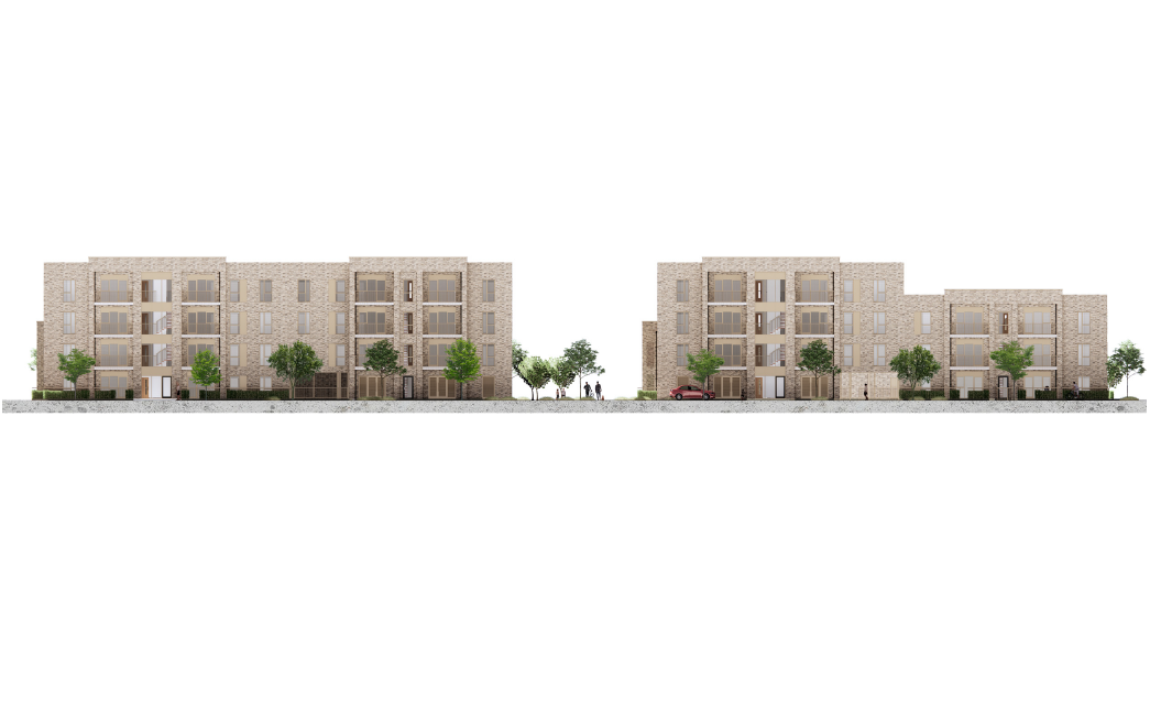Large Apartment Blocks - North East Elevation