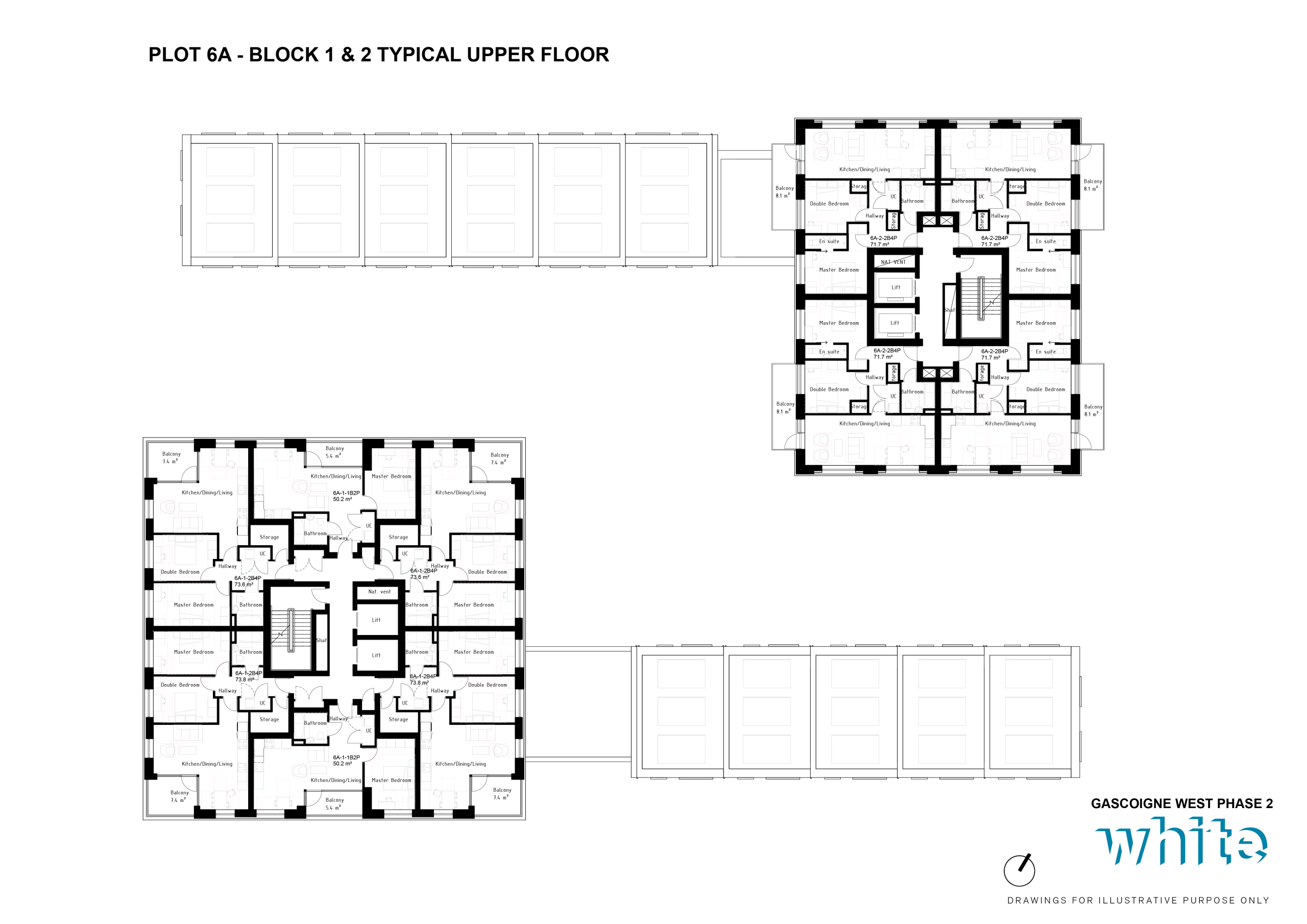 GW2_Plot 6A Upper floor layouts_White Arkitekter