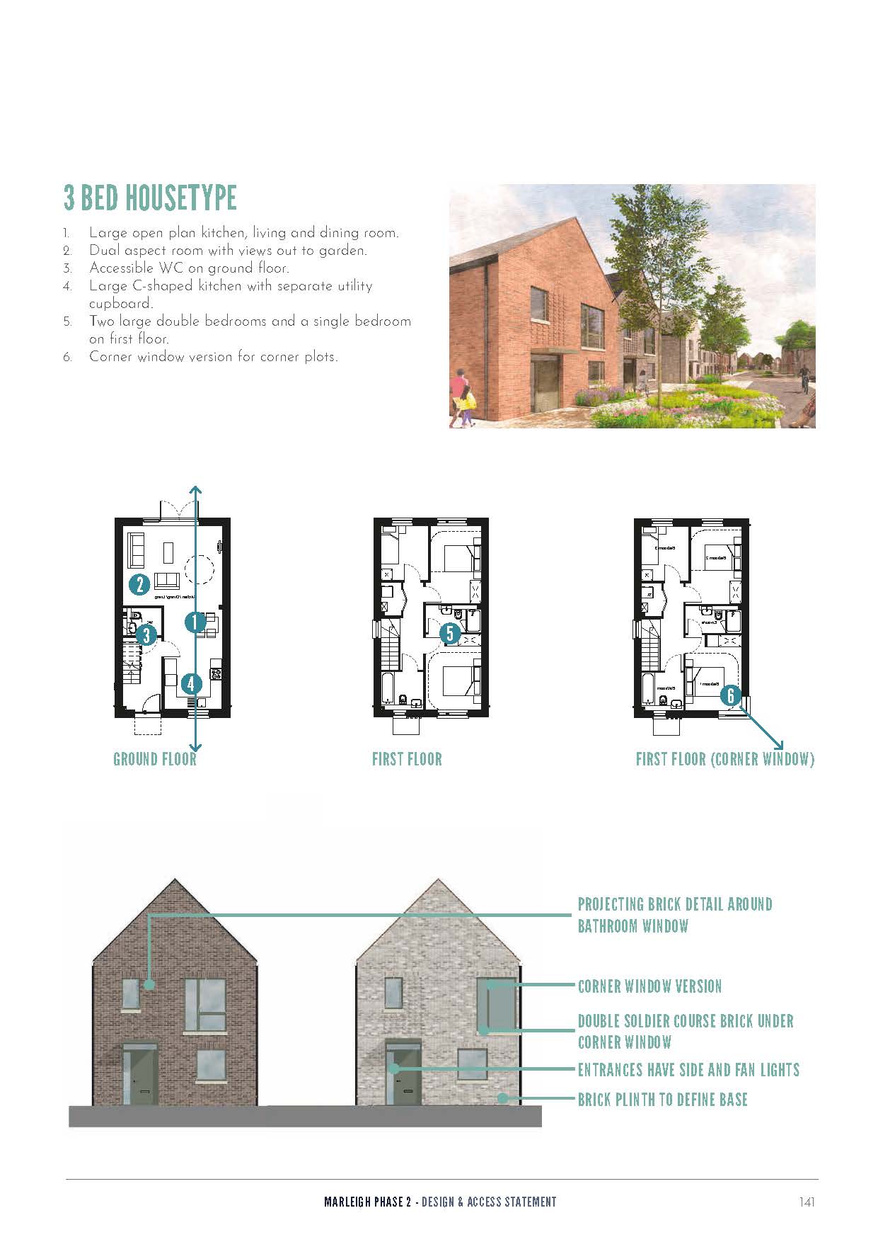 3 Bed Housing Layout