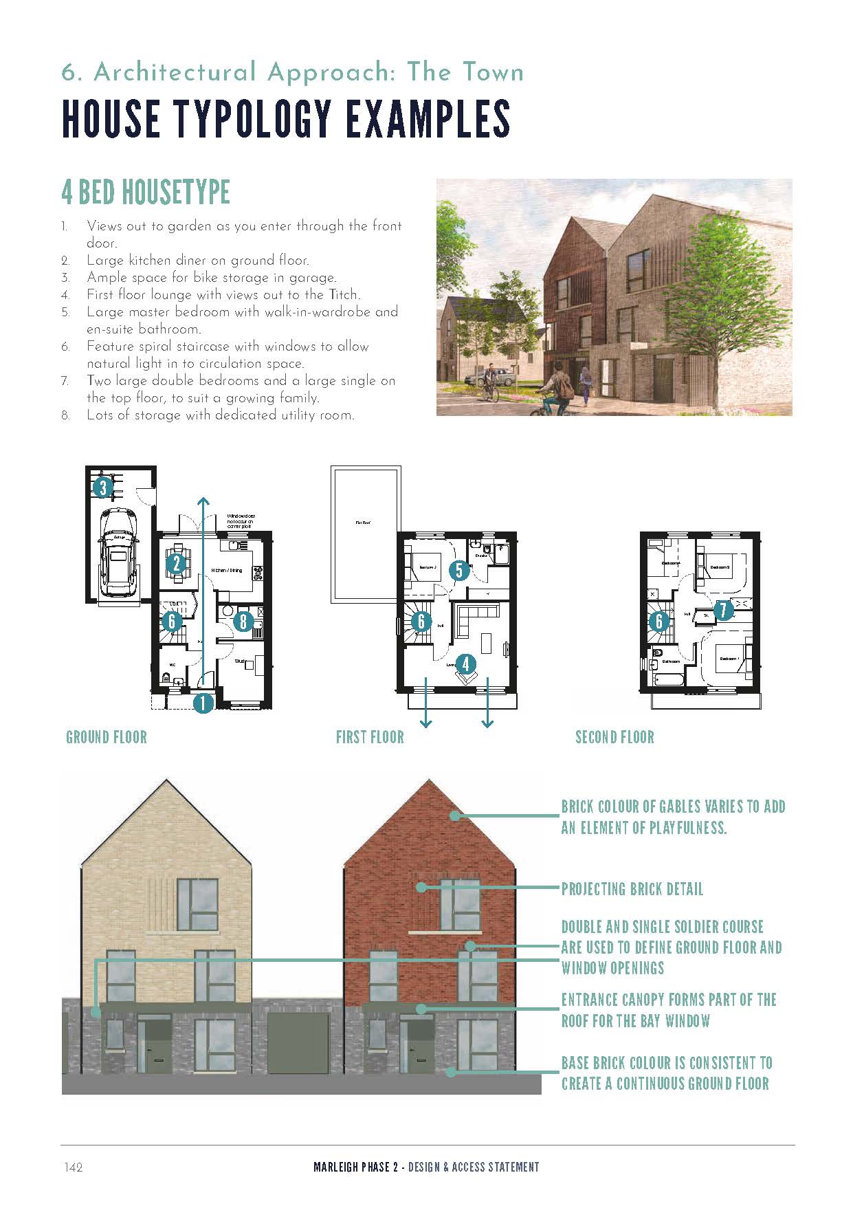 4 Bed Housing Layout