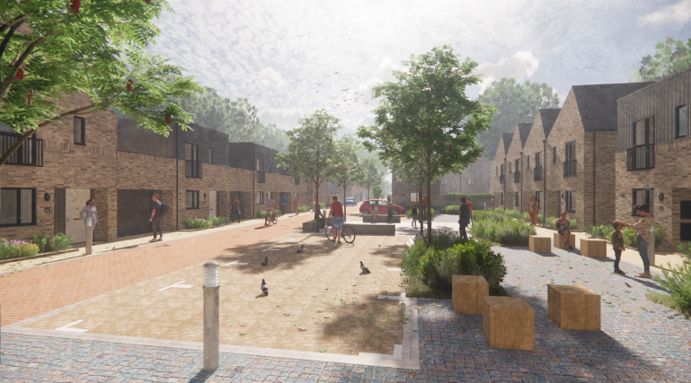 Northern Mews Courtyards View
