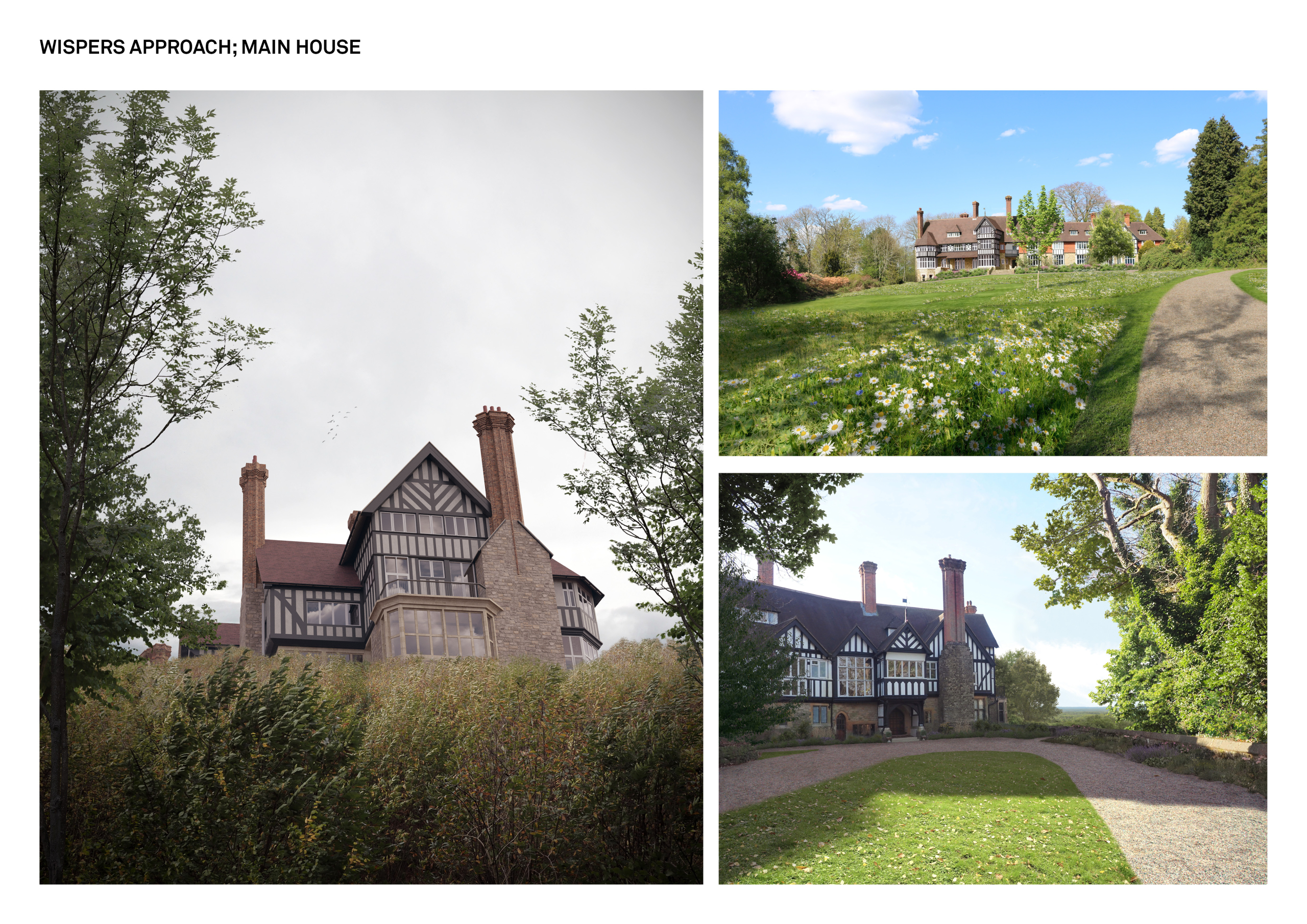 Wispers Approach; Main House